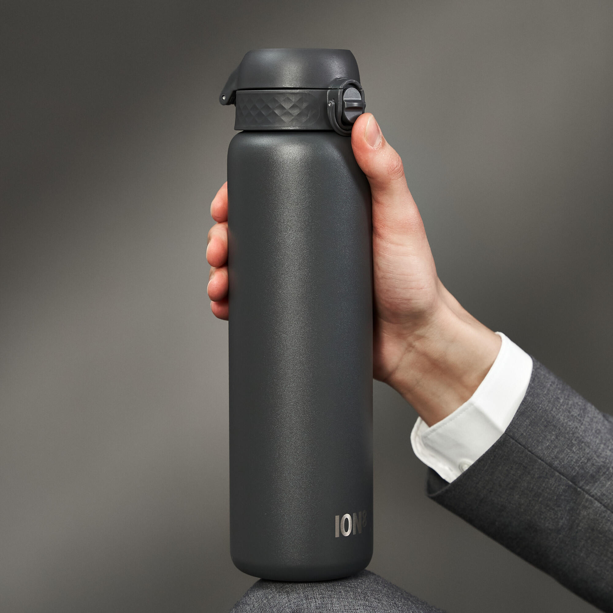 Duży stalowy bidon na wodę ION8 1,2L 2/8