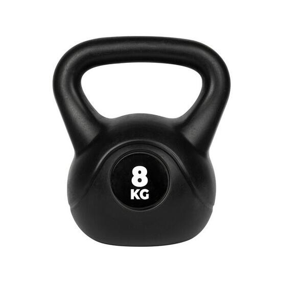 Kettlebell in PVC - 4 kg - Nero