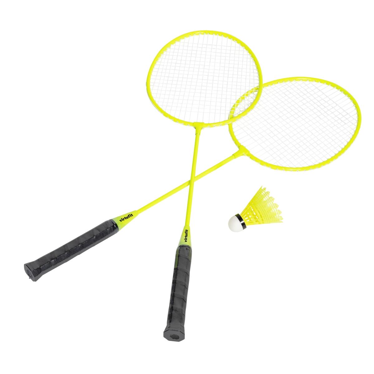 Badminton-Set - 2 Schläger - 3 Federbälle - Inklusive Tragetasche 4/7