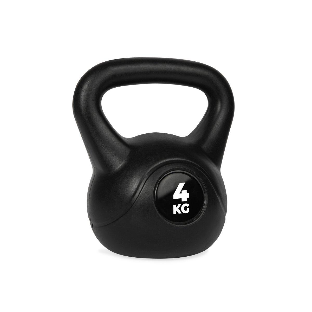 Kettlebell en PVC  - 4 kg - Noir 2/4