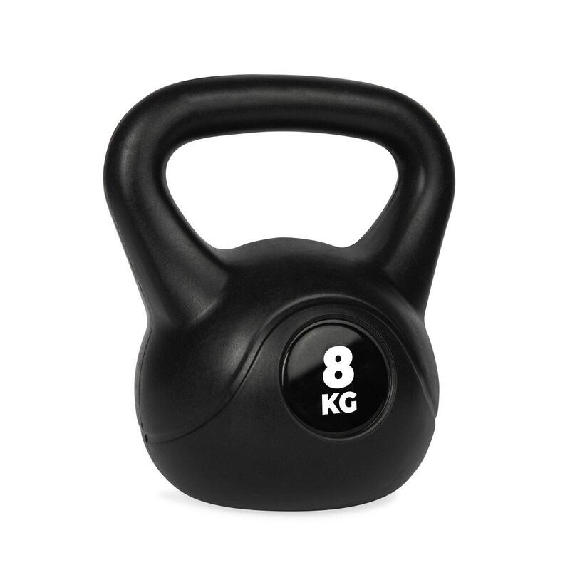 Kettlebell PVC černý varianta 8 kg