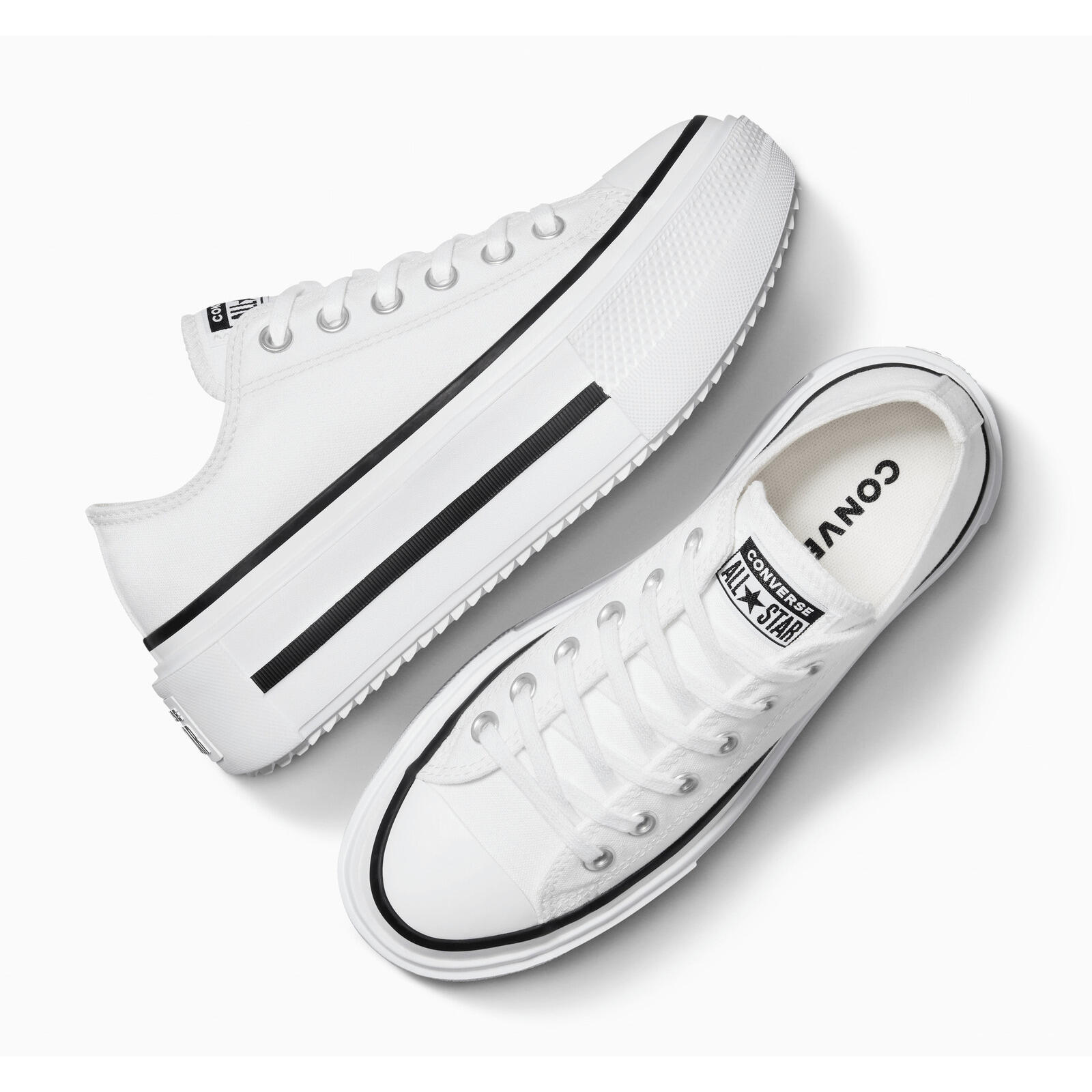 Baskets Converse Ct As Lift Double Stack, Blanc, Unisexe 2/5