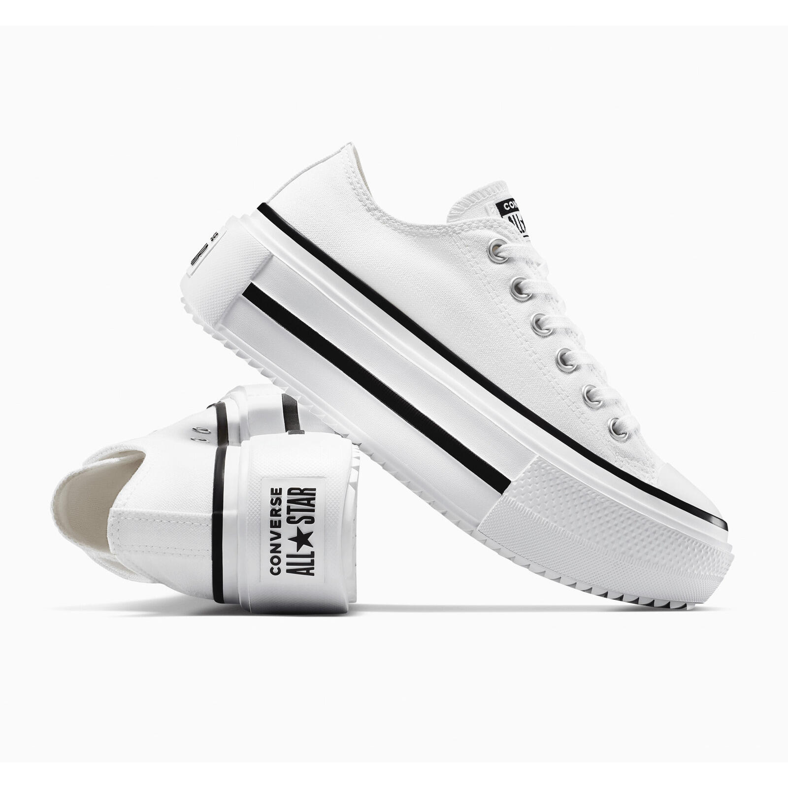Baskets Converse Ct As Lift Double Stack, Blanc, Unisexe 3/5