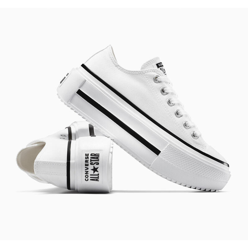 Tenisi unisex Converse Ct As Lift Double Stack, Alb