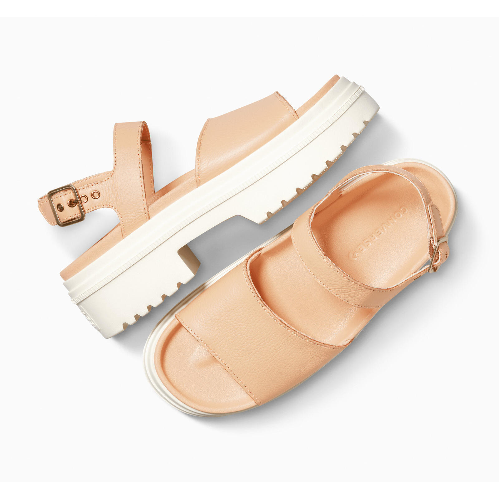 Chinelos Converse Chuck Tlr As Lugged Heel Sandal, Laranja, Unissex 2/5