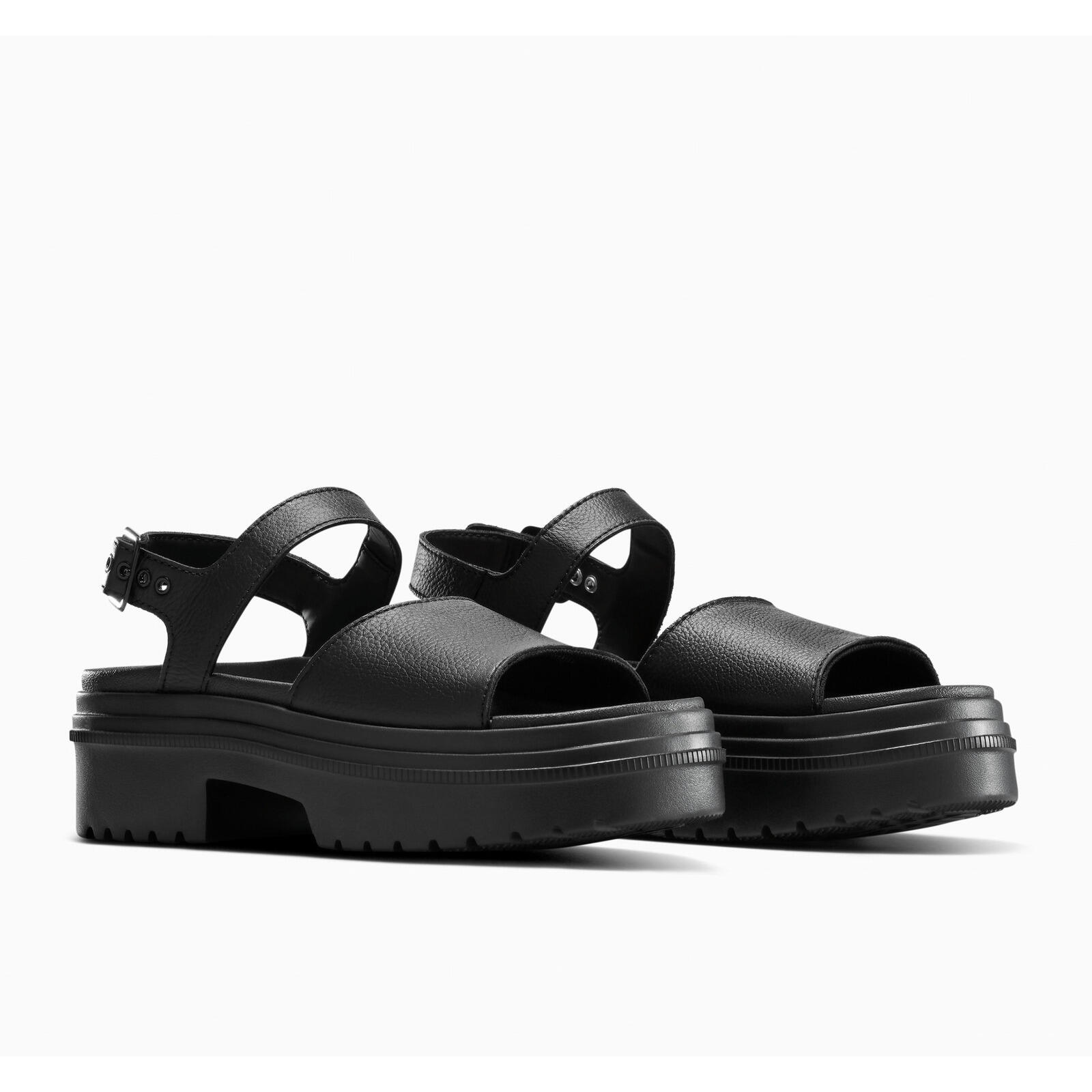 Sandali Converse Chuck Tlr As Lugged Heel Sandal, Nero, Unisex 3/5