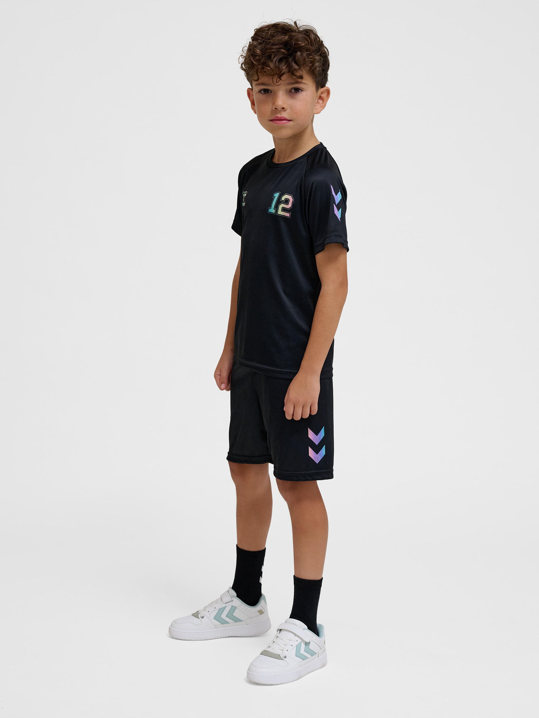 Instap T-Shirt Hmlshimmer Uniseks Kinderen HUMMEL 4/7