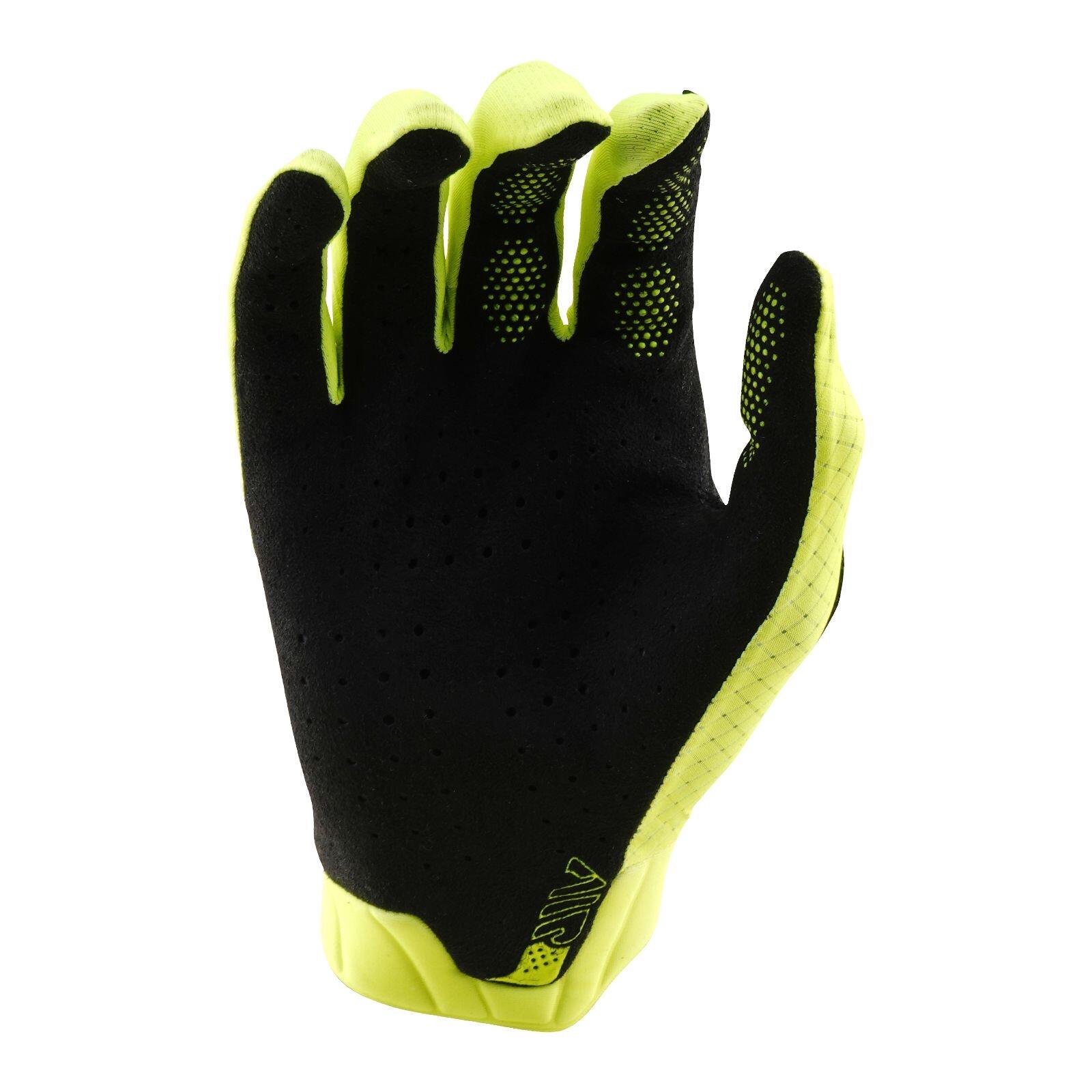 Gants VTT Junior Air - Mono - Jaune fluo 2/2