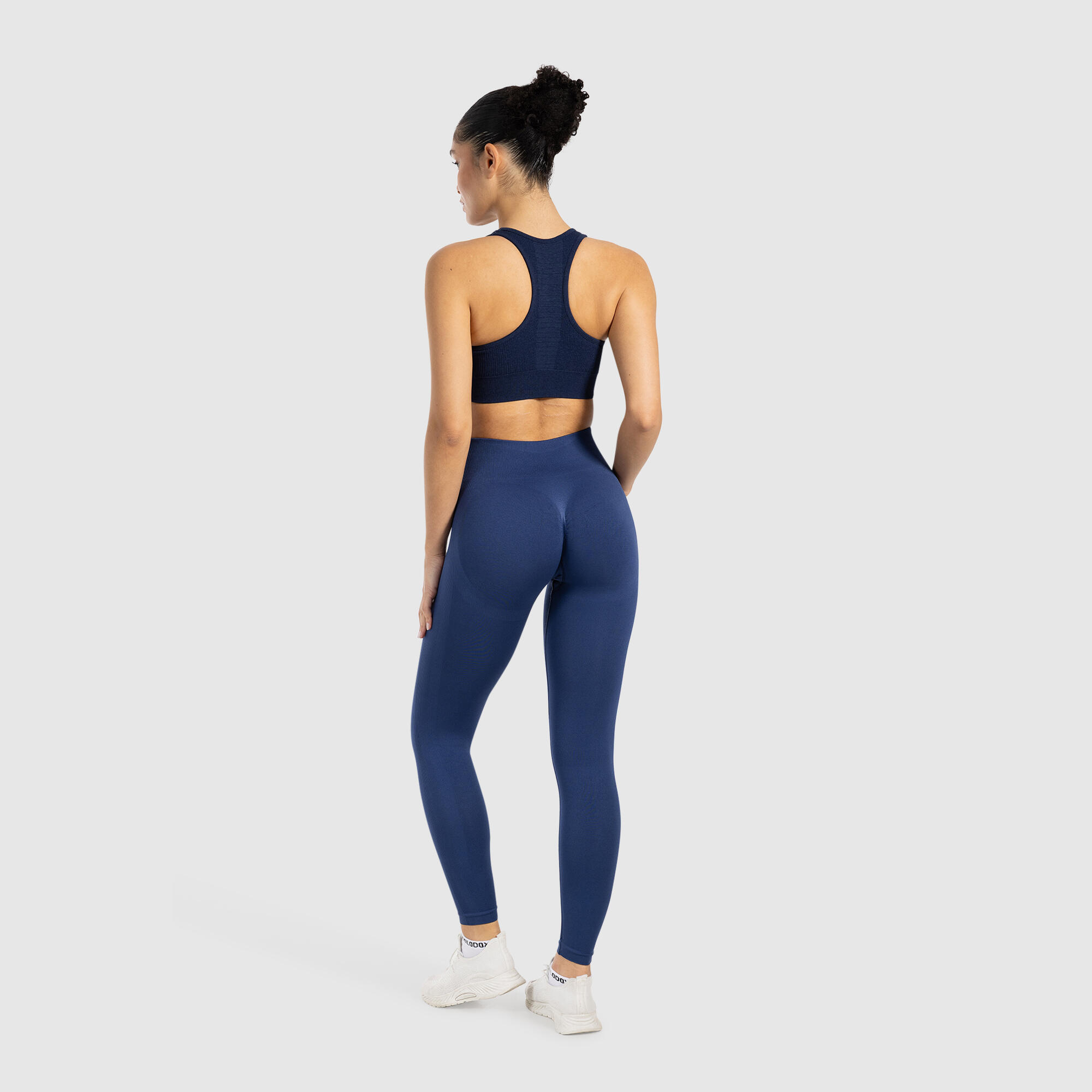 Damen Leggings Infinite Batik Scrunch Blau 3/5