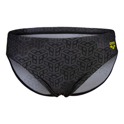 Arena zwembroek heren camo kikko swim briefs black multi