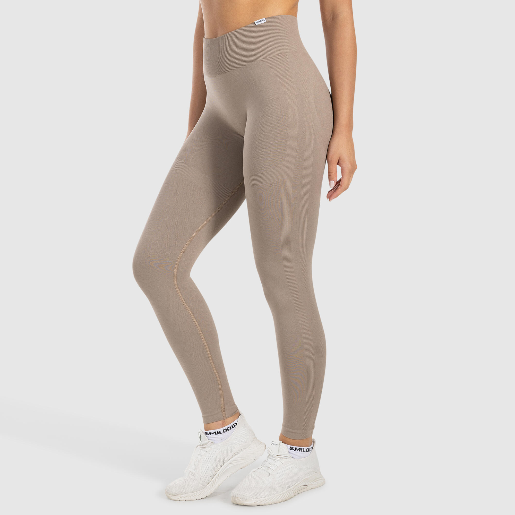 Damen Leggings Infinite Batik Scrunch Hellbraun 2/5