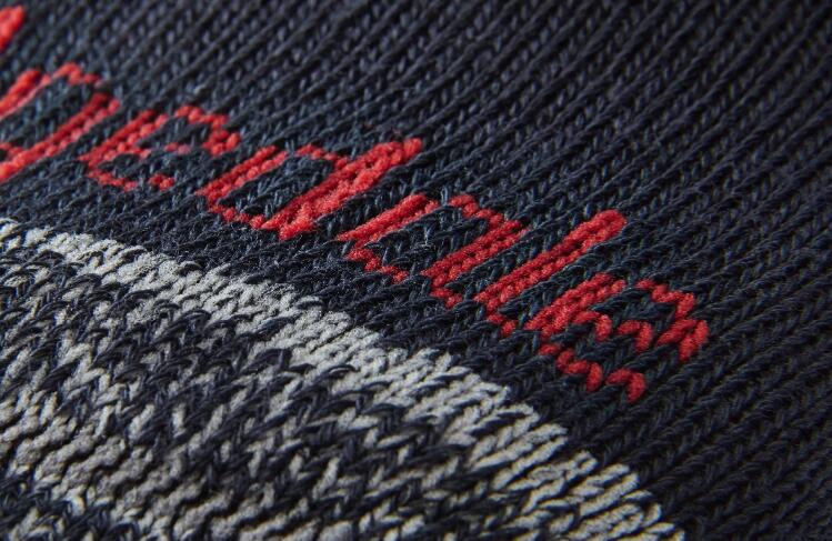 Lightweight Coolmax Performance Wandelsokken Heren Synthetische sokken Navy/Red 3/3