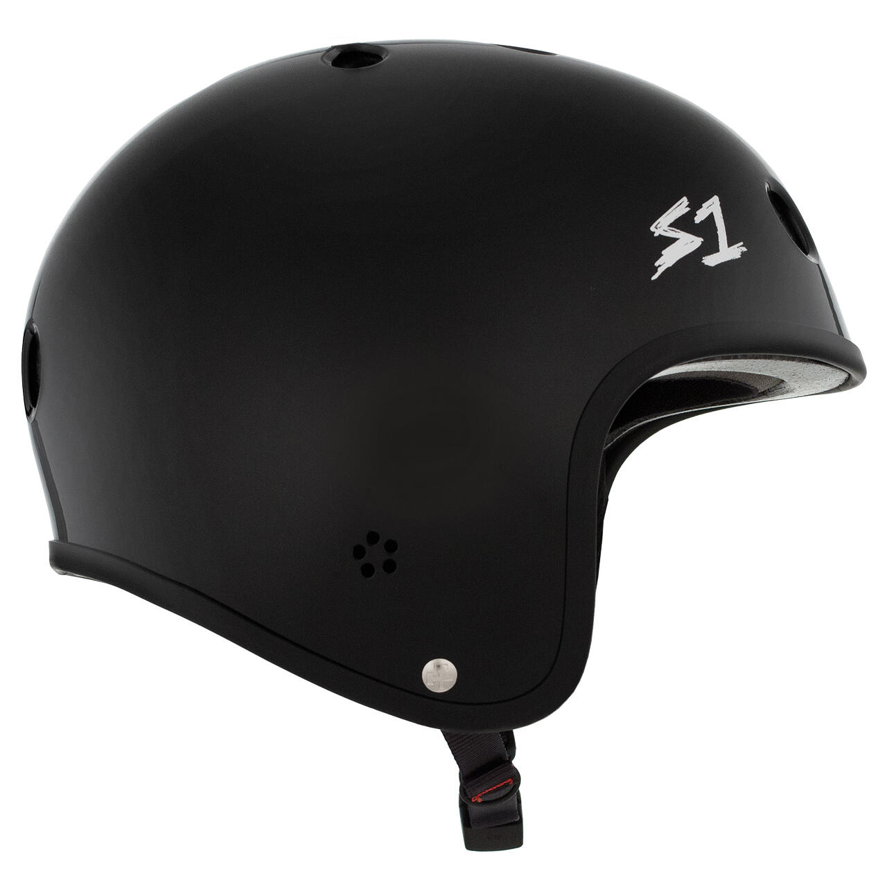 S1 RETRO LIFER Helmet - Multi-Impact & High-Impact Certified - Black Gloss 3/3