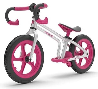 Rosa Chillafish Fixie Balance Bike für Kinder - leicht und langlebig