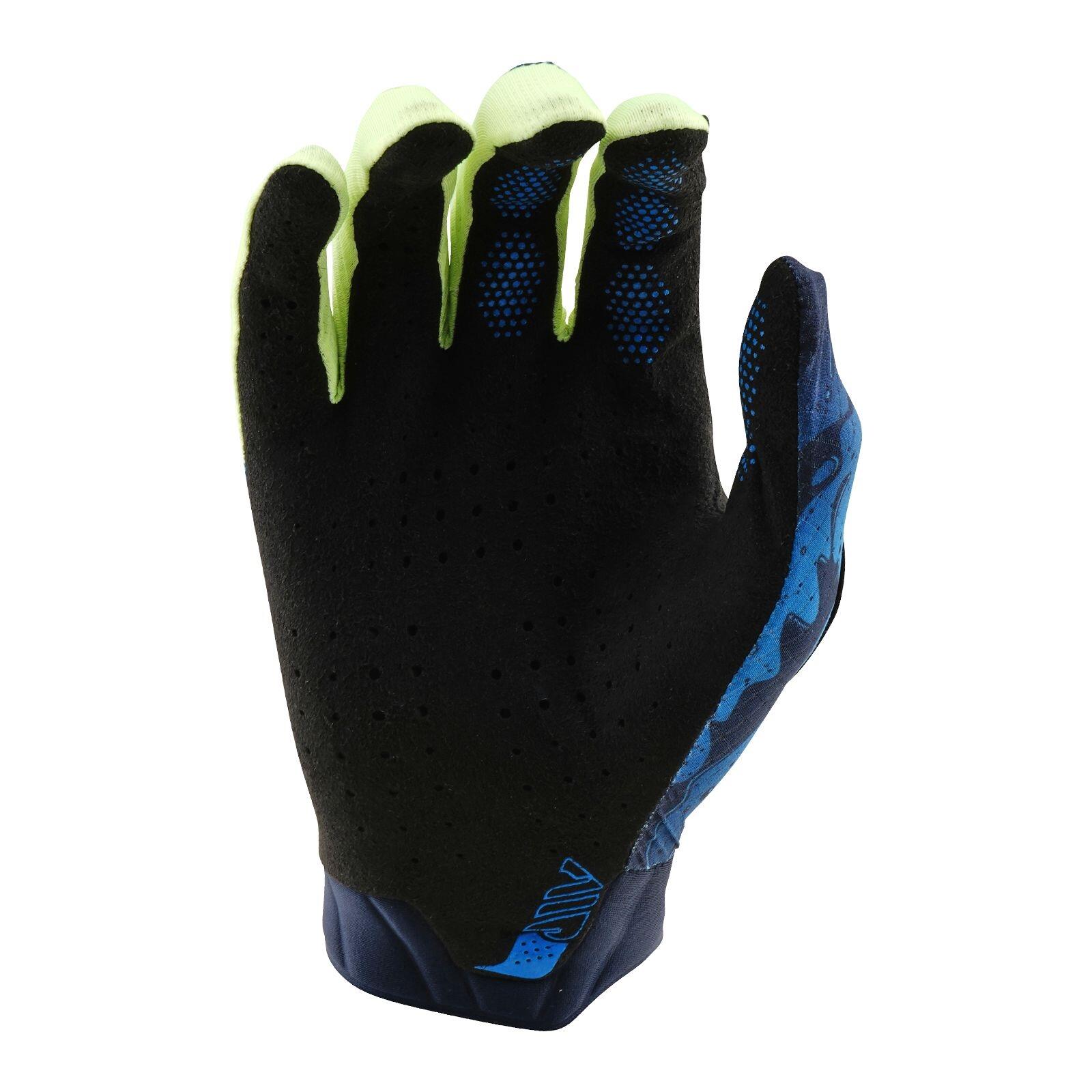 Troy Lee Designs Air Handschuh, Drip, glo yellow/dark navy, M 2/2