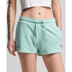 Short en jersey à logo vintage en coton biologique