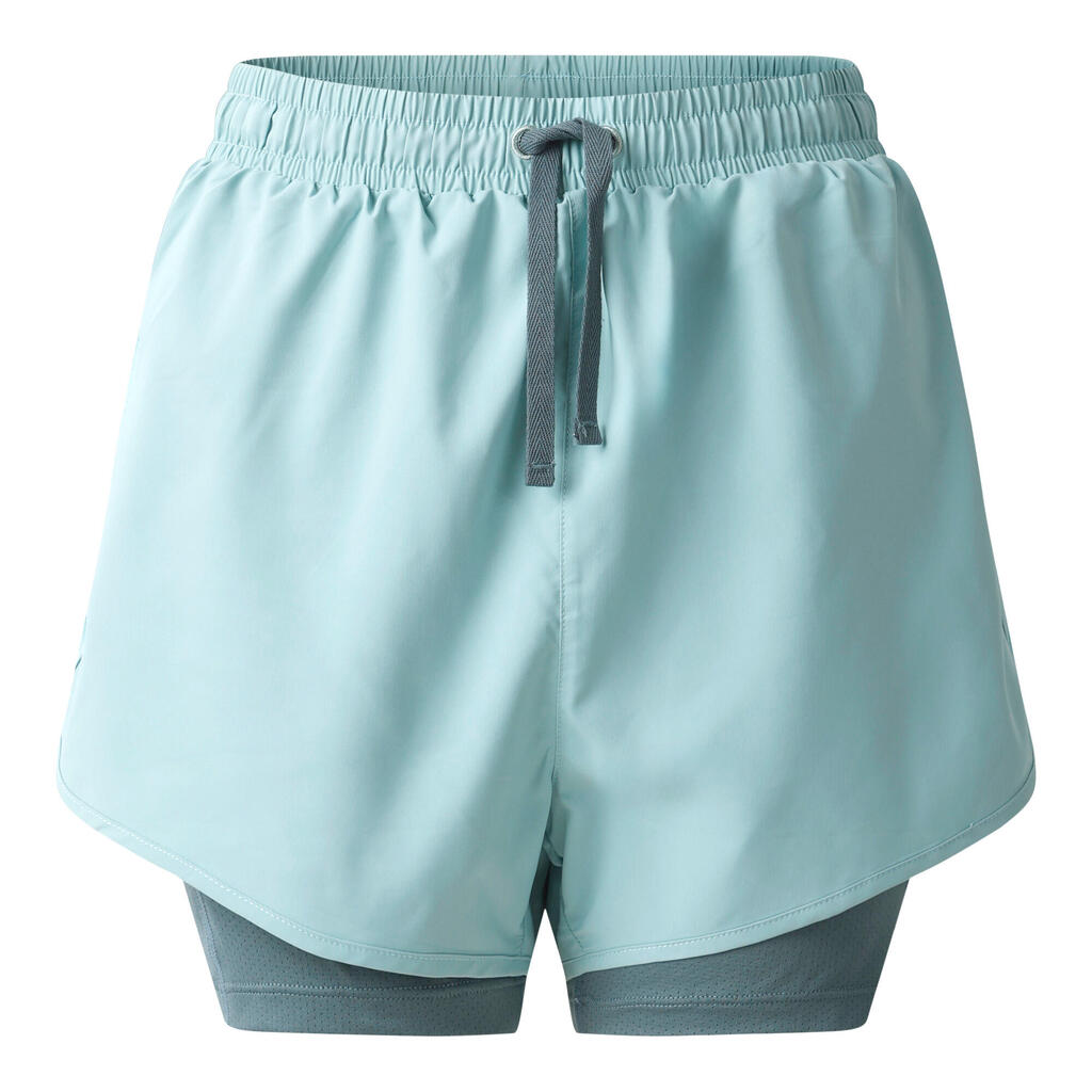 Womens/Ladies Sprint Up II Shorts (Aquifer/Element Grey)
