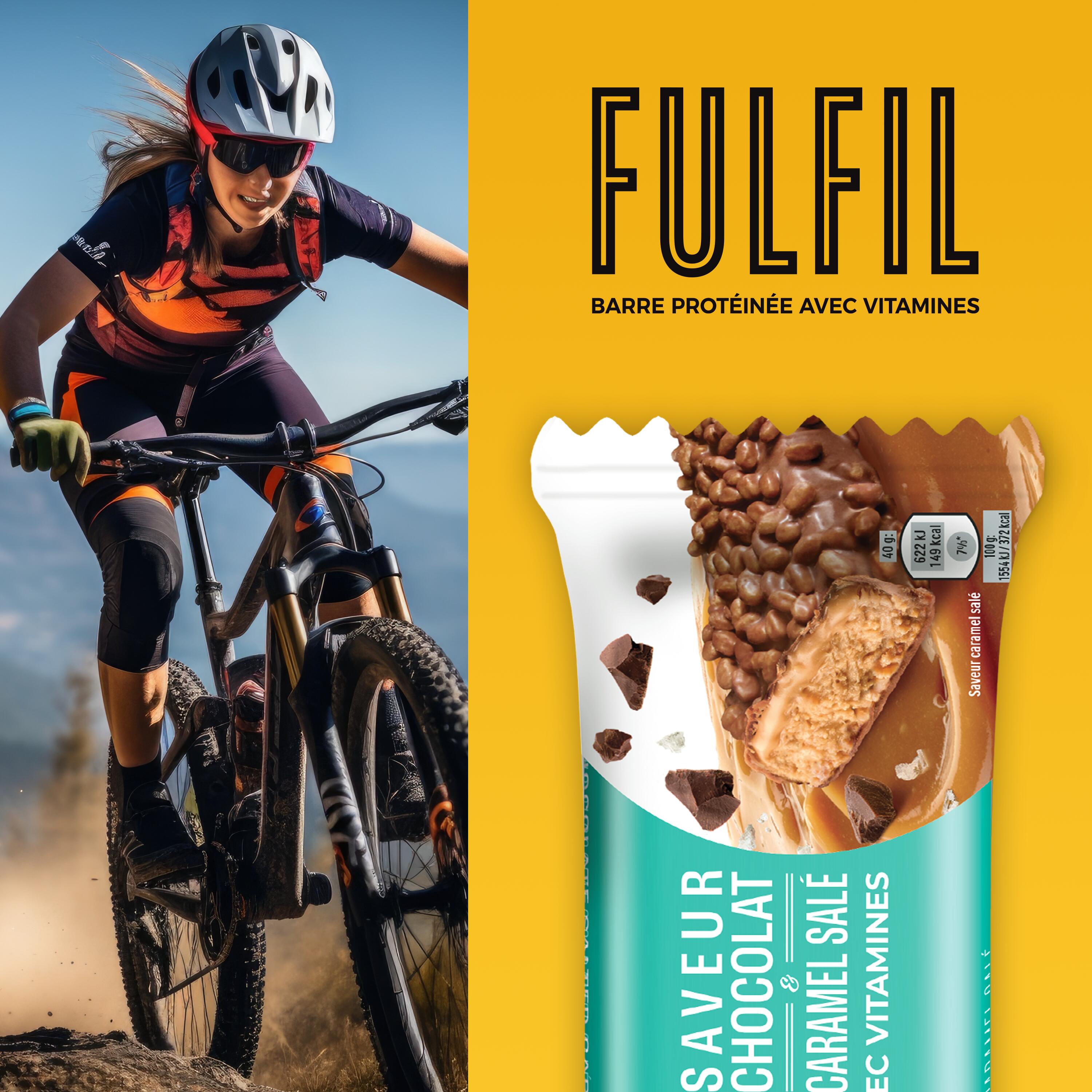 Fulfil Chocolat - Caramel Salé 40g - Boîte de 15 barres 3/7