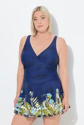 Femme Robe de bain avec short bonnets souples et matière recyclée