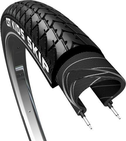 Cst - Pneu Skip Kids 20 X 1,75" / 47-406mm - Noir Avec Reflet - Pneu - Noir - Decathlon