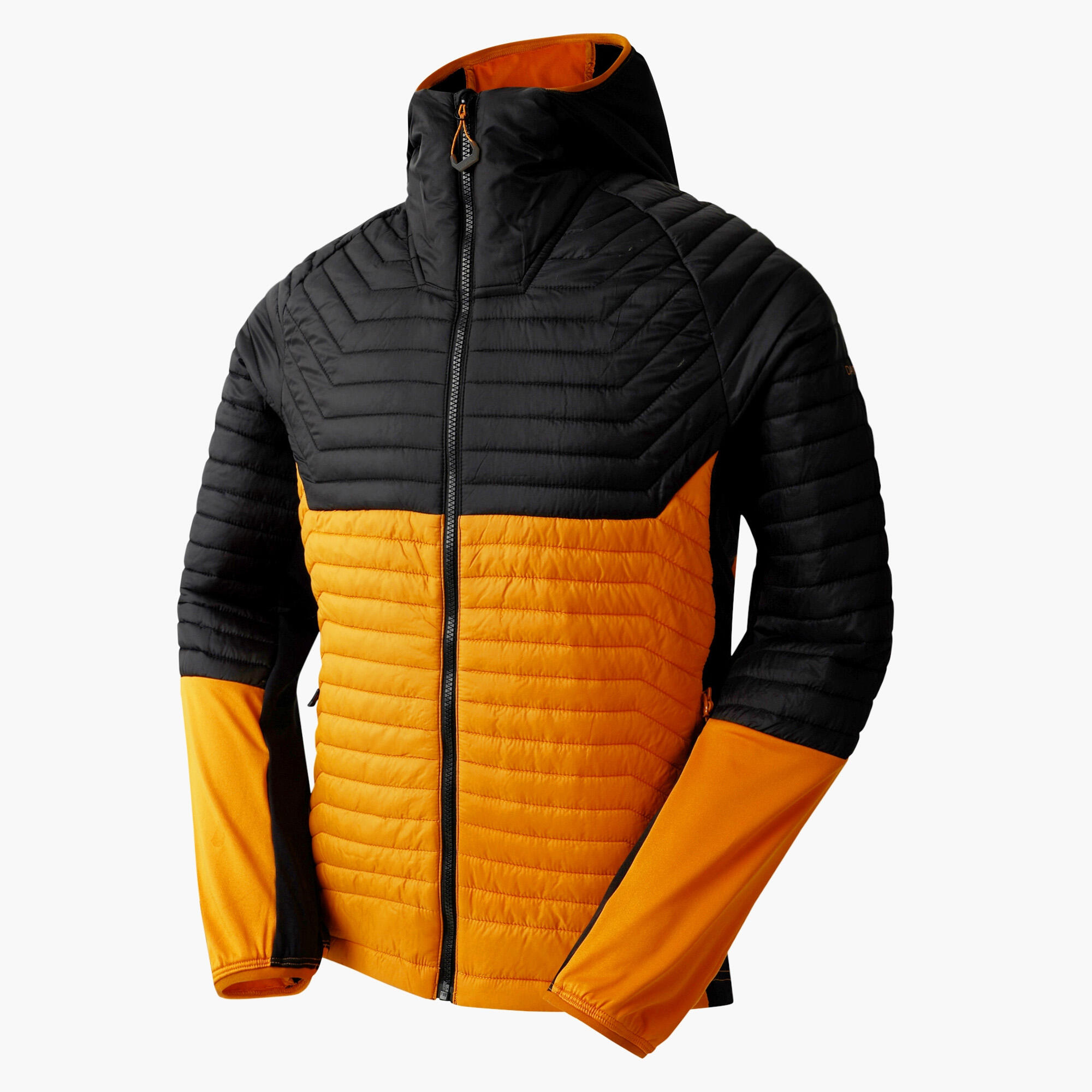 Veste Hybride DESCENDING Homme (Noir / Orange Vif) 3/4