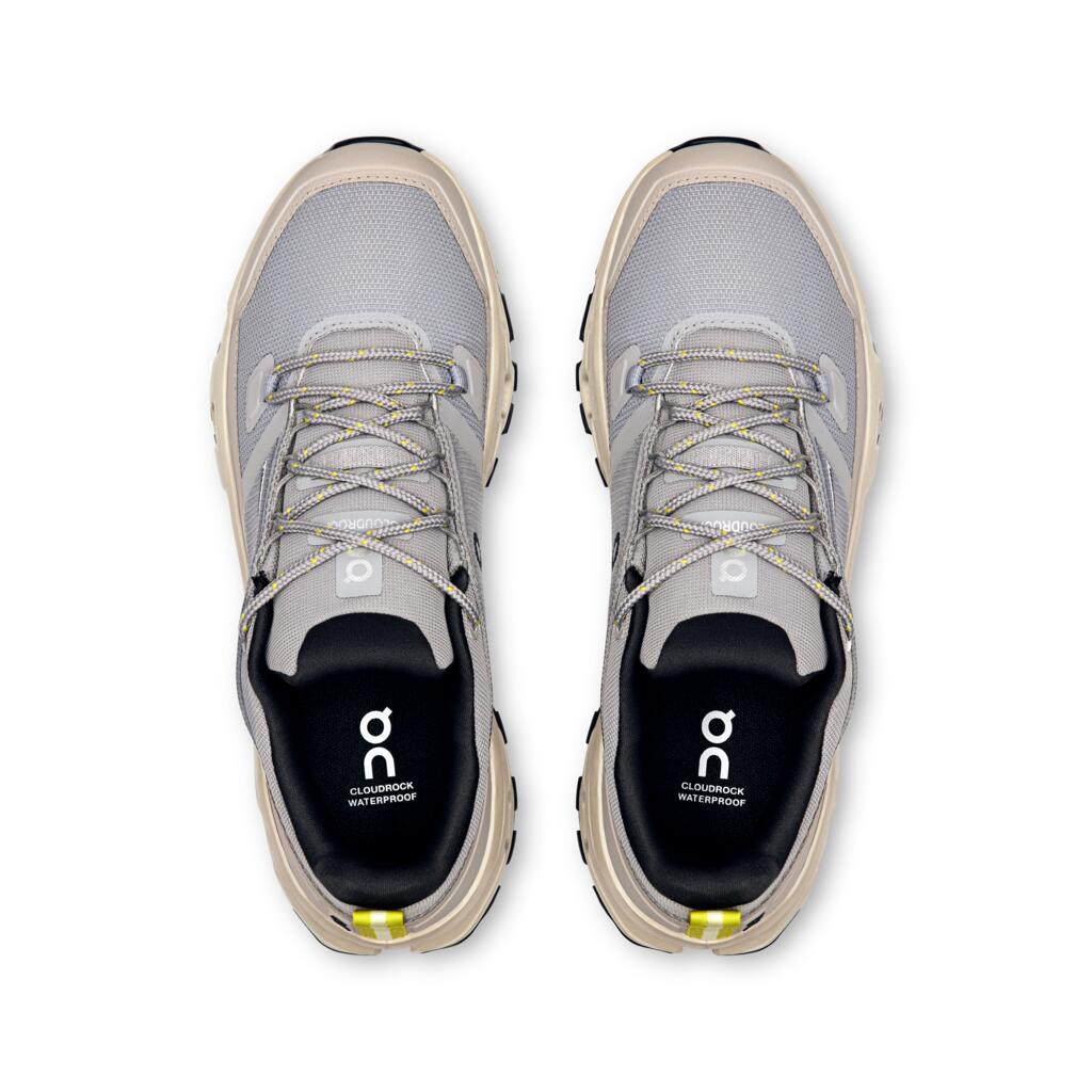 Chaussures de randonnée montagne On Running Cloudrock Low WP Gris/Glace 5/6