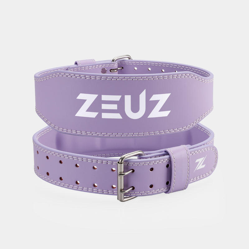 ZEUZ ZEUZ Lifting Belt voor Fitness & CrossFit – Gewichthefriem – Paars - Maat M