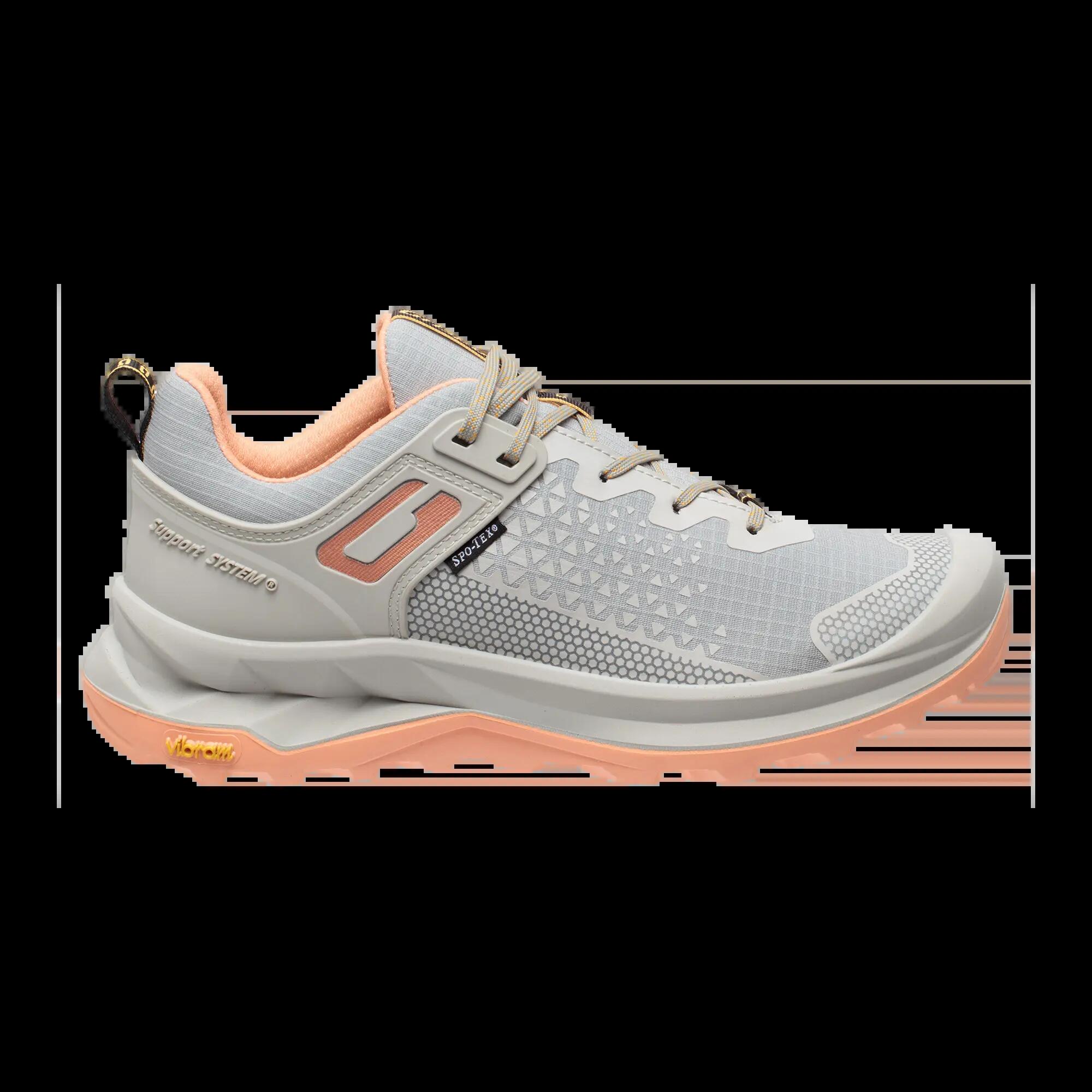 Explorer Low Wandelschoen Dames leren lage wandelschoenen Grey/Peach 2/5