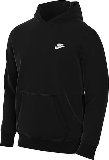 Nike Sportswear Felpa con Cappuccio Uomo Nero (Black/Black/White) L