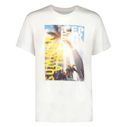 T-Shirt angenehm weich Bambusviskose Print Herren - Macatawa