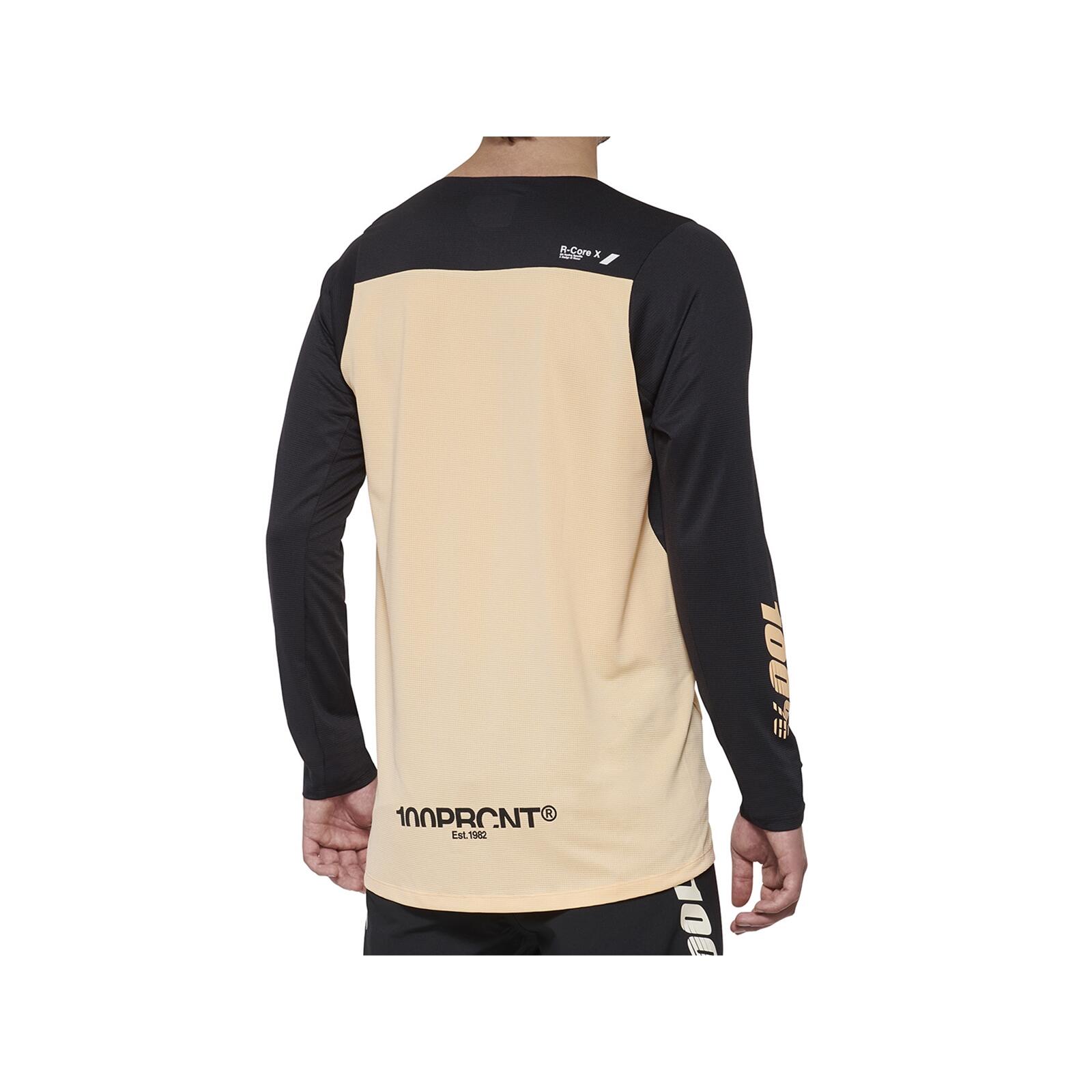 100% R-Core X Long Sleeve JerseyBlack/Peach XXL 2/2