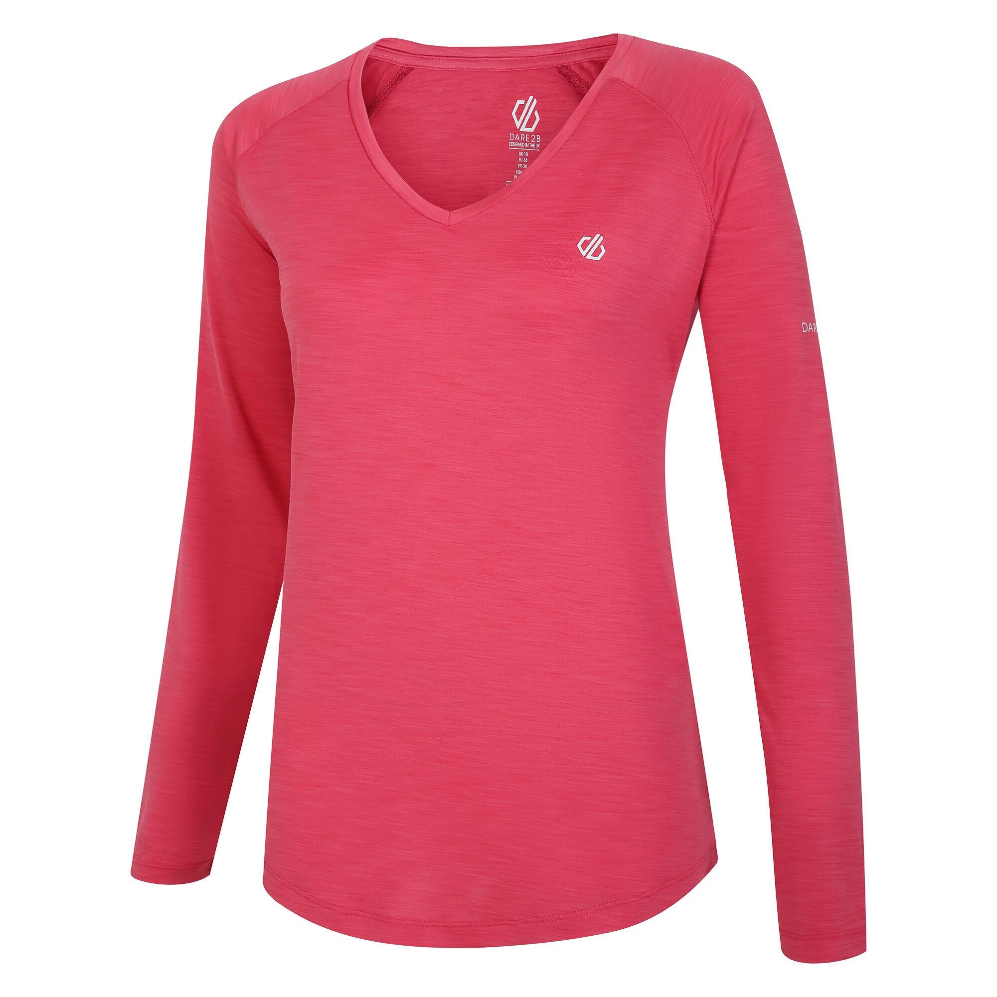 Tshirt De Sport DISCERN Femme (Rose Sorbet) 3/5