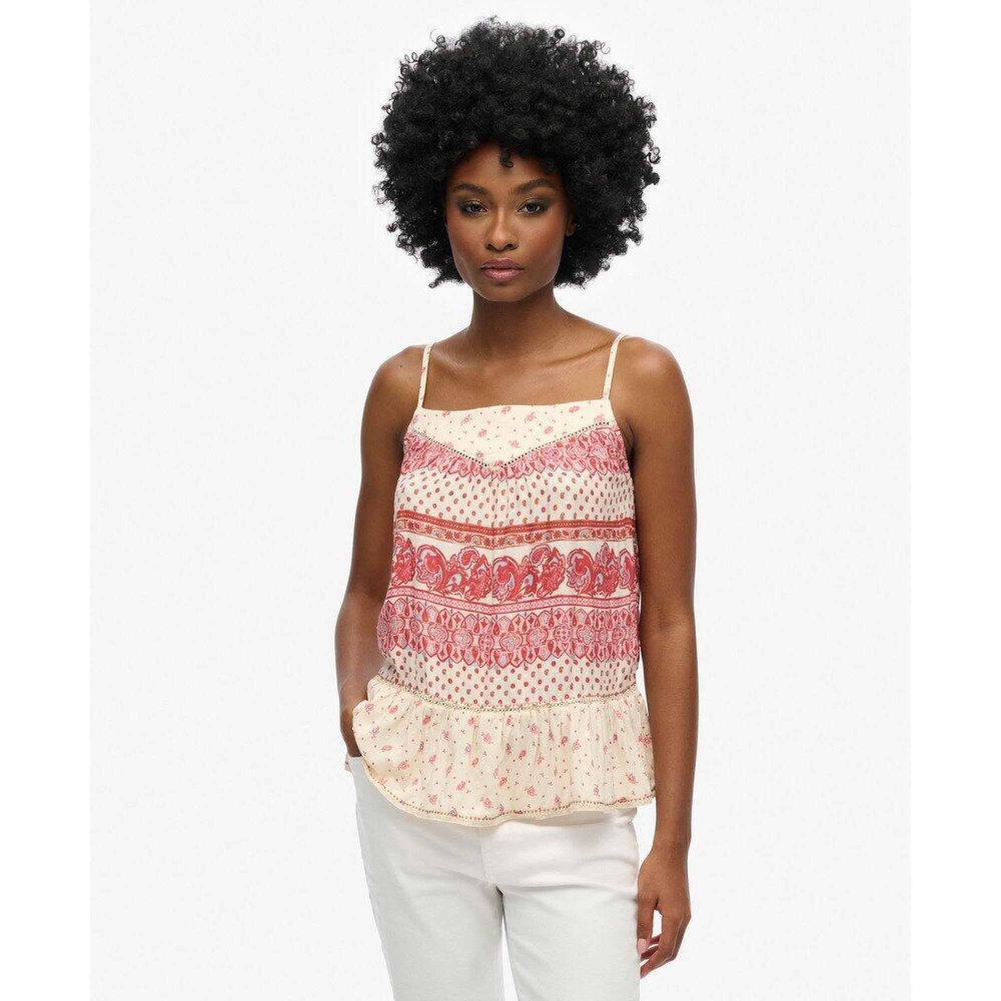 Superdry - Haut Cami Ameera - Sous Pull - Rose - Decathlon