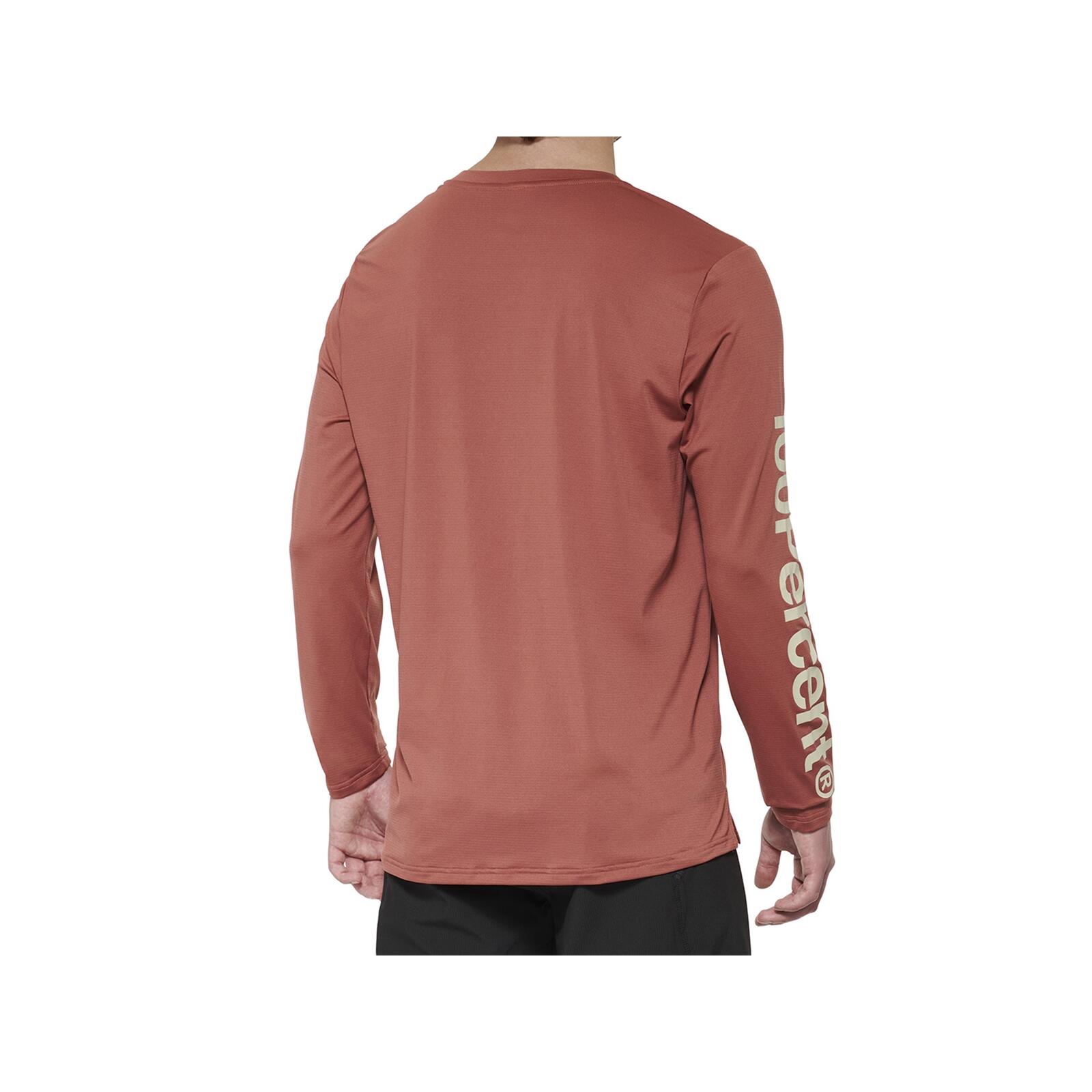 100% Airmatic Long Sleeve JerseyCardinal XL 2/2