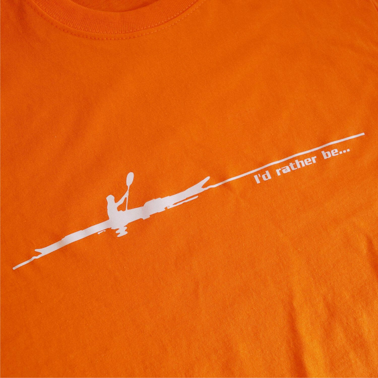 Lomo I'd Rather Be... Kayaking T-Shirt - Orange 2/4