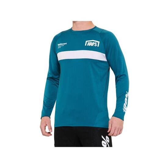 100% R-Core Long Sleeve Jersey Gulf M