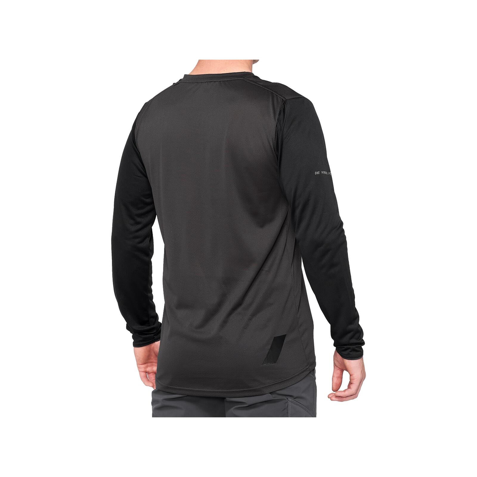 100% Ridecamp Longsleeve Jersey Black/Charcoal S 2/2