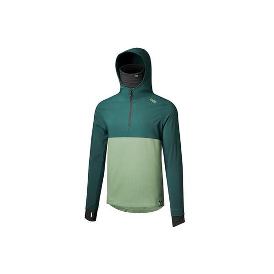 iXS Carve 1.0 Hooded Jersey Duckgreen-Sage S