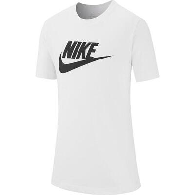 Nike Women's T-shirt Icon Futur White/ Black L