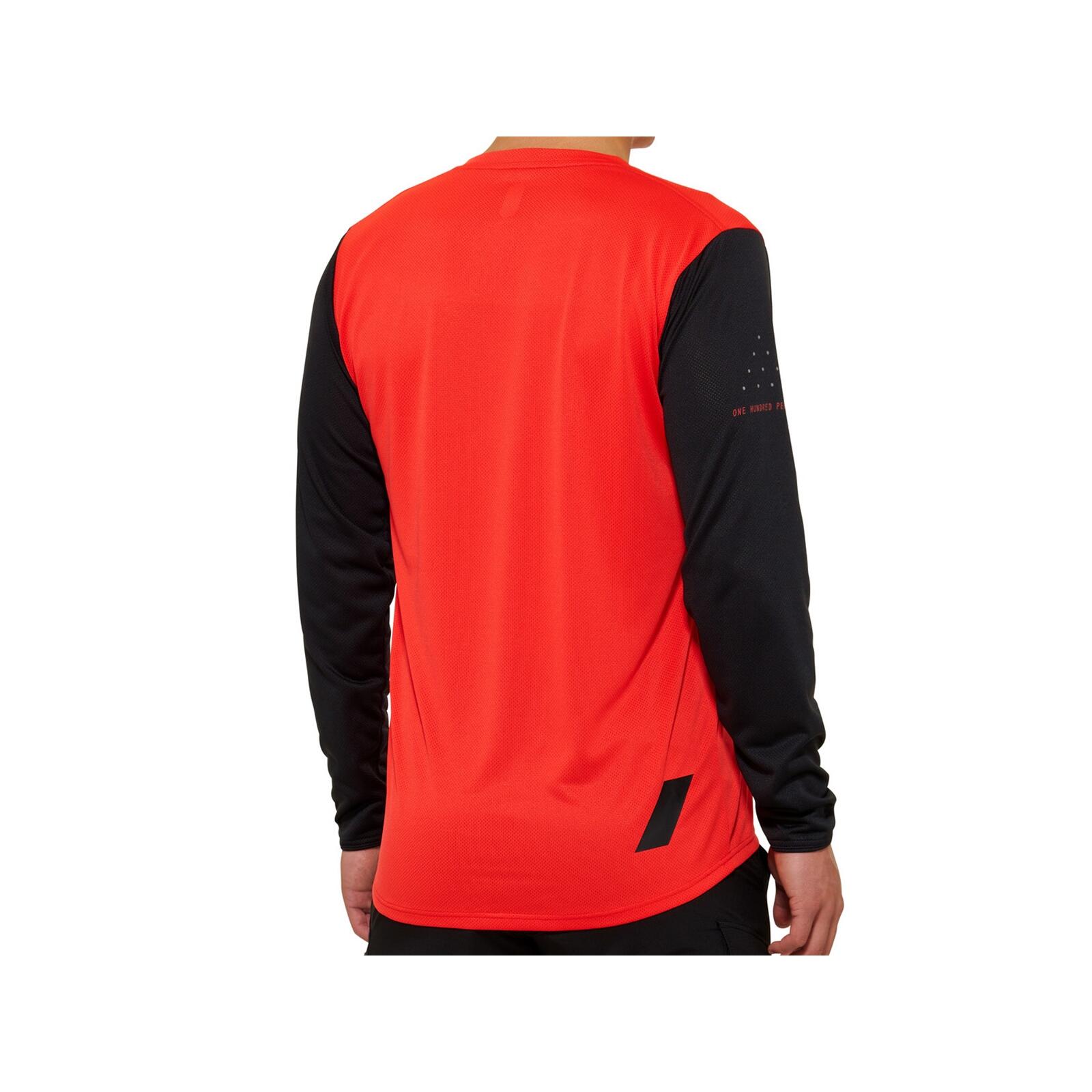 100% Ridecamp Long Sleeve JerseyRed/Black M 2/2