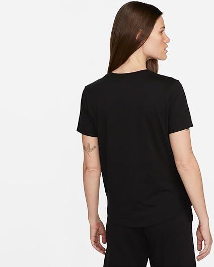 Nike Women's T-shirt Icon Futur Black/ White L 2/2