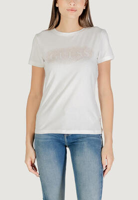 Crop top t-shirt ingrid ss t-shirt dames wit