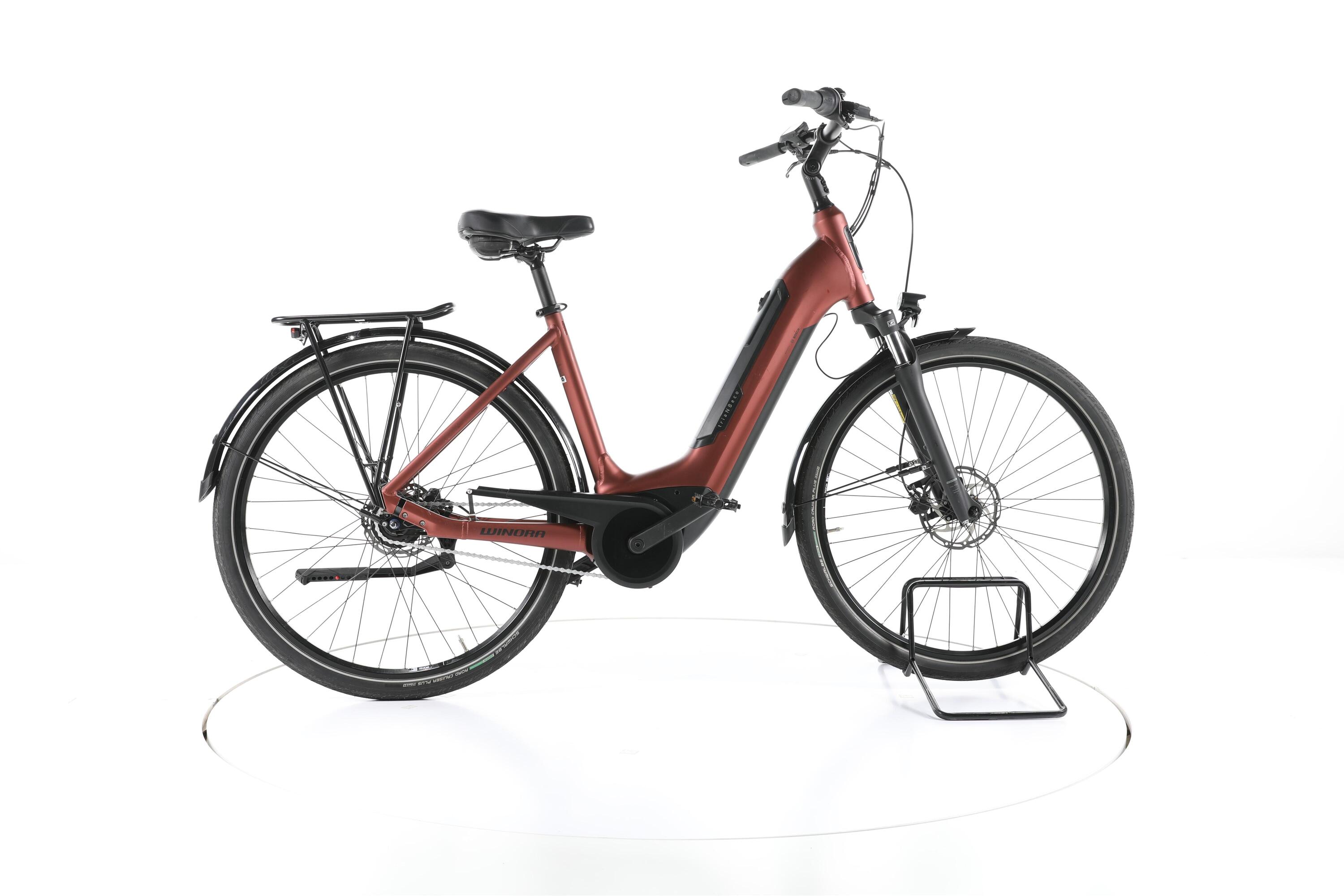 WINORA Refurbished - Winora Tria N8f eco City E-Bike Lage instap 2022 - Zeer goed