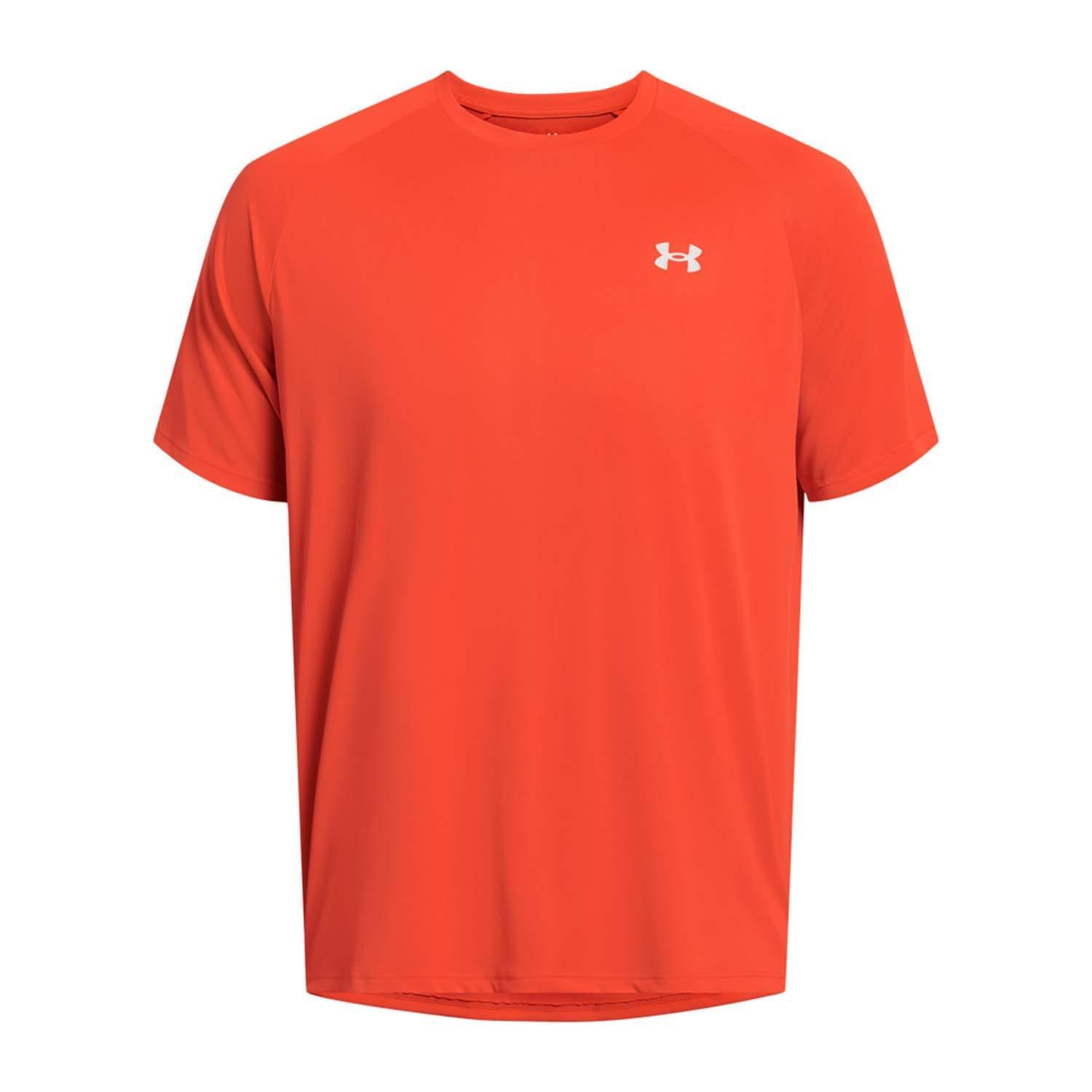 Mens Tech Reflective ShortSleeved TShirt (Orange) 1/4