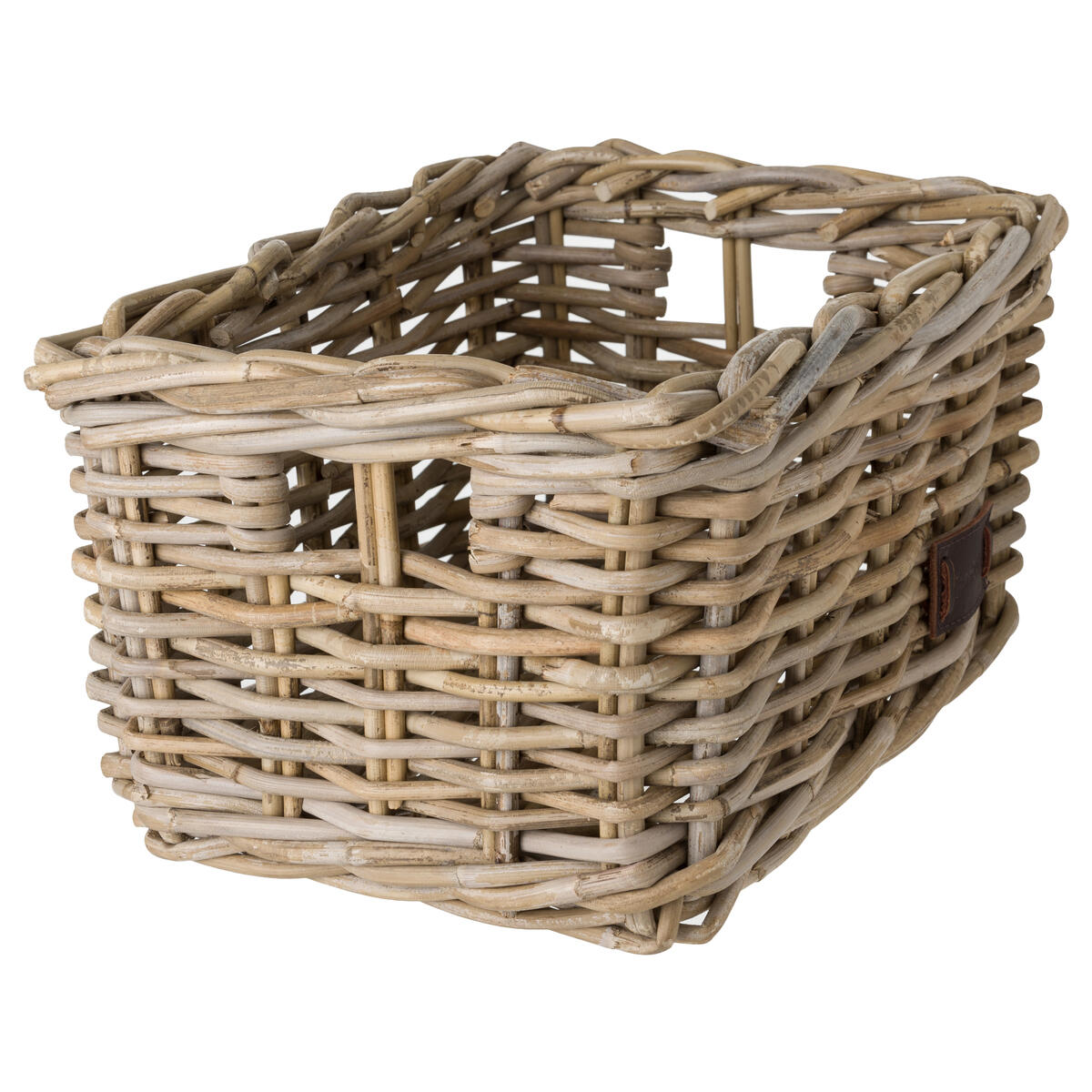 Zeno Fahrradkorb Rattan Klein Natur 2/3