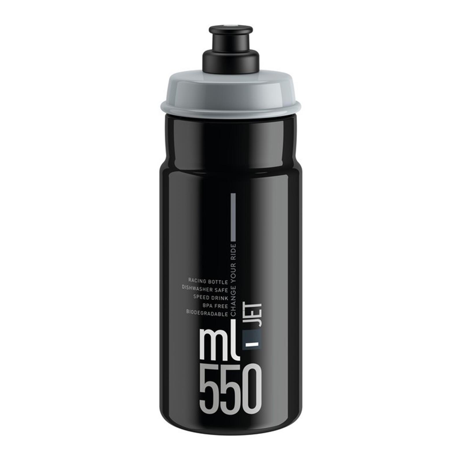 Bidon Elite Jet 550 ml czarny