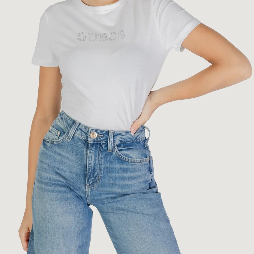 crop top t-shirt BRIANA SS T-SHIRT WHITE