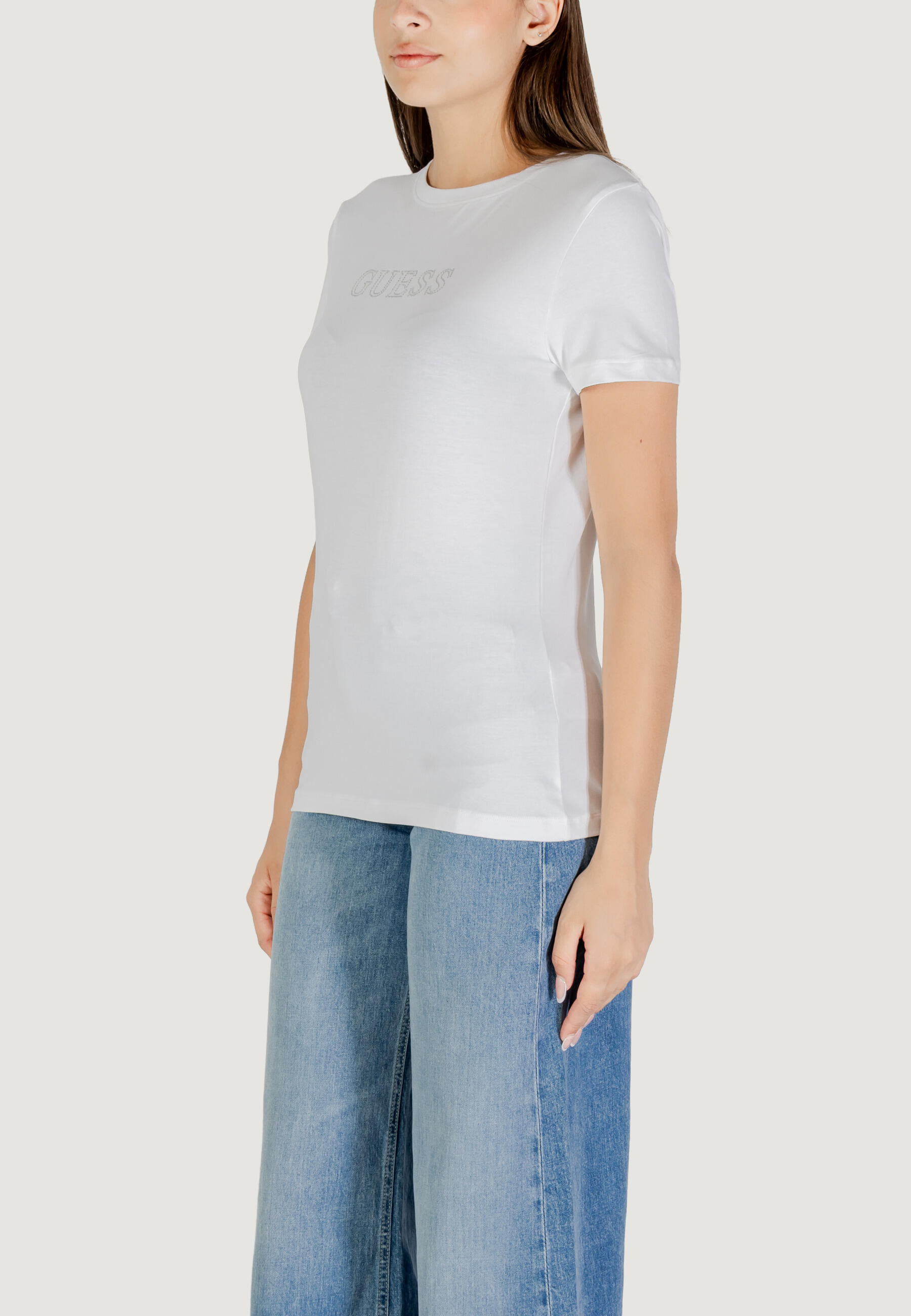 t-shirt crop top BRIANA SS T-SHIRT FEMME BLANC 4/5