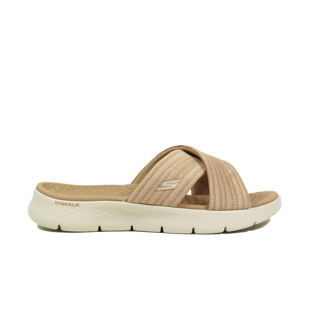 SKECHERS Skechers Go Walk Flex - Impress Slides-Taupe