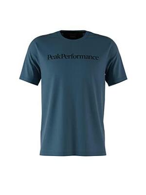 Peak performance heren t-shirt alum light van gerecycled polyester